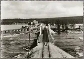 Järnvägsbro över Umeälven i Lycksele.