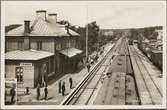 Vy över Tranås station.