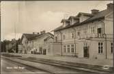 Järnvägsstationen och Järnvägshotellet i Ånge.