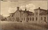 Jönköping stationshus sedd från gatusidan.