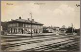 Järnvägsstationen i Köping.