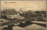 Järnvägsbron söder om Gävle centralstation.