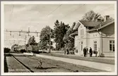 Järnvägsstationen Vedum.