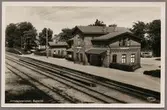 Järnvägsstationen Äsperöd.