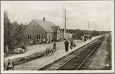 Järnvägsstationen i Höllviksnäs.