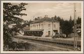 Fellingsbro järnvägsstationen.