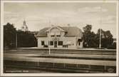 Järnvägsstationen Åseda.