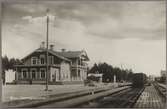 Järnvägsstationen i Mora.