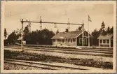 Järnvägsstationen i Polcirkeln.