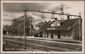 Järnvägsstationen i Björnlunda.