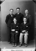 Fem unga män, Östhammar, Uppland