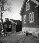 Hagnebo flygelbyggnaden, gaveln och boden.