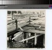 Flottans skeppsbro, laget kollisionsskada