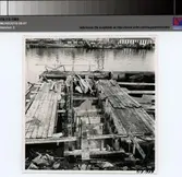 Polhemsdockan, gjutning av ledverk, östra sidan