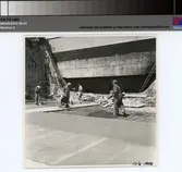 Polhemsdockan, armering och gjutning av dockbotten