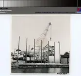 Verkstad för träfartyg, montering av sidofält