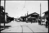 Mölndalslinjens ändstation, vid Mölndalsbro i Mölndal