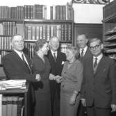 Bibliotekarier, möte i Örebro.
8 december 1958.