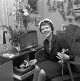 Studentska om julen. 
22 december 1958.