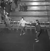 Diverse bilder, 1958.
Trivselkvällar, badflickor, m.m.