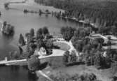 Flygfoto över Hooks herrgård i Vaggeryds kommun, Jönköpings län. Nr 236/1956