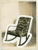 Vänersborg. Elfsborgs läns Dövstumskola, senare Vänerskolan. Gesällprov, gungstol