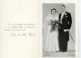 Åke Melin f. 1913 d. 1970.
G. m. Edit Persson f. 1918 d. 2000.
Bodde i Villa Mariero, Stomv. 19.
Bröllop 28/6 1947.