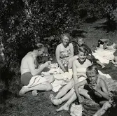 Tulebosjön, 16/7 1956.
fr.v.
Erik Efraimsson, 1909-1973, 