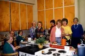 Kommunalhusets kök, 1987.
Röda korset bazar, funktionärer.
Fr.v.:
Gurli Ekman
Eivind Kullbring
Brita Nyqvist
Birgitta Jacobson
Hanni Werner
Gunnel Tavson
Iréne Karlsson
Majken Westberg
Margit Antonsson
