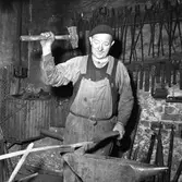 Albin Zander, smed på Jäders bruk.