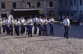 Arboga Blåsorkester på Stora torget under Arbogaträffen