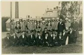 Vänersborg. Elfsborgs läns Dövstumskola, senare Vänerskolan. Gruppbild