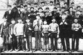 Arbetare vid Gefle Verkstäder 1895.