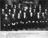 Skeppsbyggmästare O. A. Brodins medaljutdelning 1902.