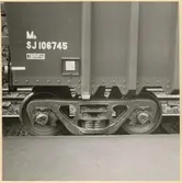 Statens Järnvägar, SJ Mb 106745. Provvagn, malmvagn.