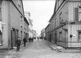 Slottsgatan mot öster från Västra Holmgatan i Jönköping.