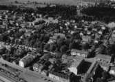 Flygfoto över Vetlanda, Jönköpings län. Nr: 432/1957