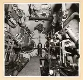 Torpedrum. Utrymmet mellan torpedtuberna. 11/4 1956.