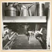 Torpedrum. Skåp för skjutställ om SB. Aktra skåp.Likn. om BB.