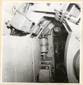 Torpedrum. SB sida Bordvarts om torp.magasin sedd förifrån.