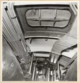 Torpedrummet. Taket akter om torp.mag. sett förifrån.