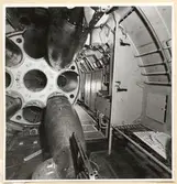 Torpedrummet. SB sida sedd akterifrån.