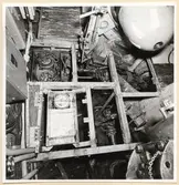 Torpedrummet. SB sida (för om torp.mag.) sedd förifrån. Durken.