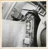 Torpedrummet. SB sida (bordvart torp.mag.) sedd förifrån.