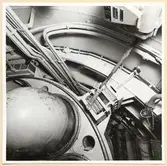 Torpedrummet. BB sida. Tak och torp.mag. sett förifrån.