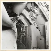 Torpedrummet. SB sida (torp.mag.) sedd akterifrån.