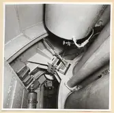 Torpedrummet. SB sida (bordvart torp.mag.) sedd förifrån.