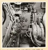 Dieselmotorrum. SB sida. Taket sett från CL.