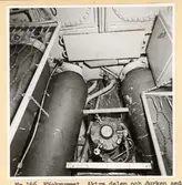 Häckrummet. Aktra delen och durken sedda förifrån.