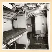 UO-inredning. BB sida sett akterifrån.